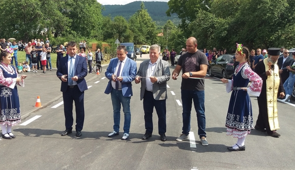 PATSTROY-92 COMPLETED RECONSTRUCTION OF A SECTION OF THE STREET NETWORK IN GODECH